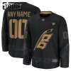 Maillot de Hockey Carolina Hurricanes Personnaliser Fanatics Military Appreciation Practice 2024-25 Noir - Enfant